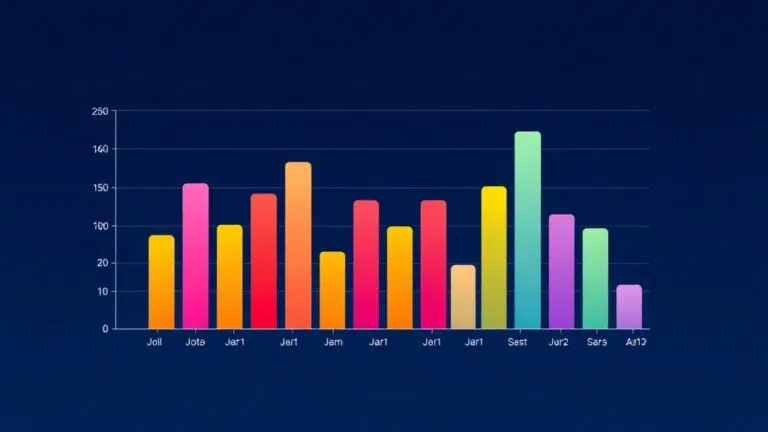 A dynamic illustration of a designer using AI to transform a flat bar chart into a smooth, progressively animated visualization, highlighting the transition from static to dynamic data display with vibrant colors and clean, minimalist shapes --ar 16:9
