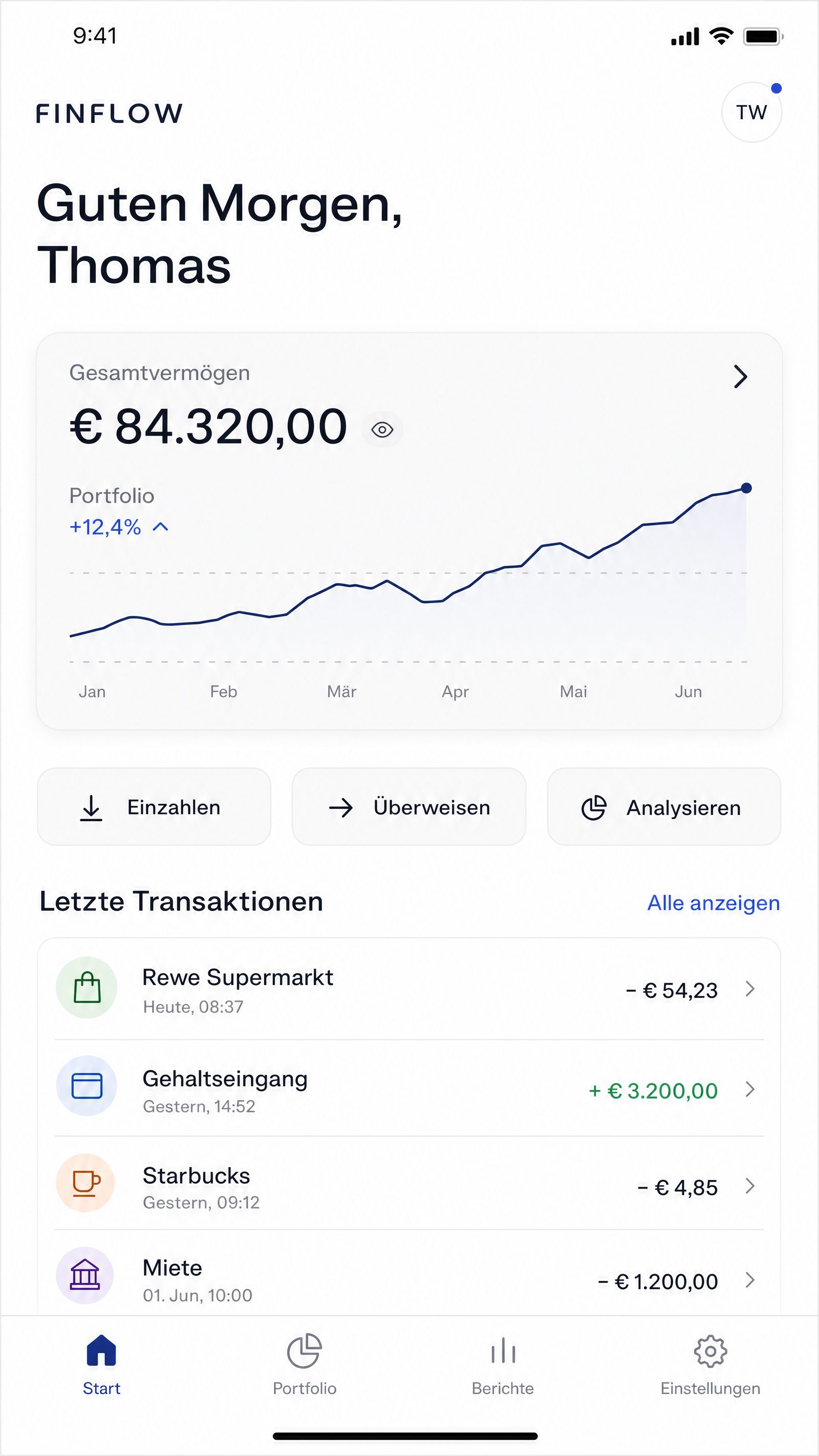 App UI/UX Mockup