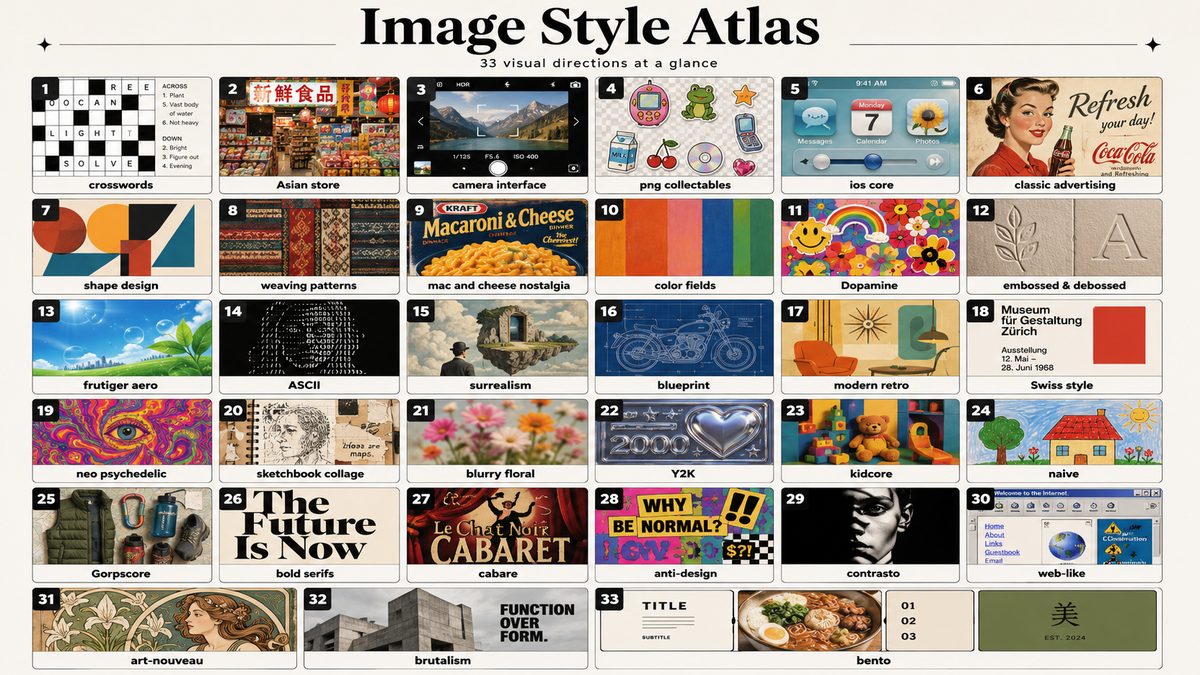 Poster im Image Style Atlas