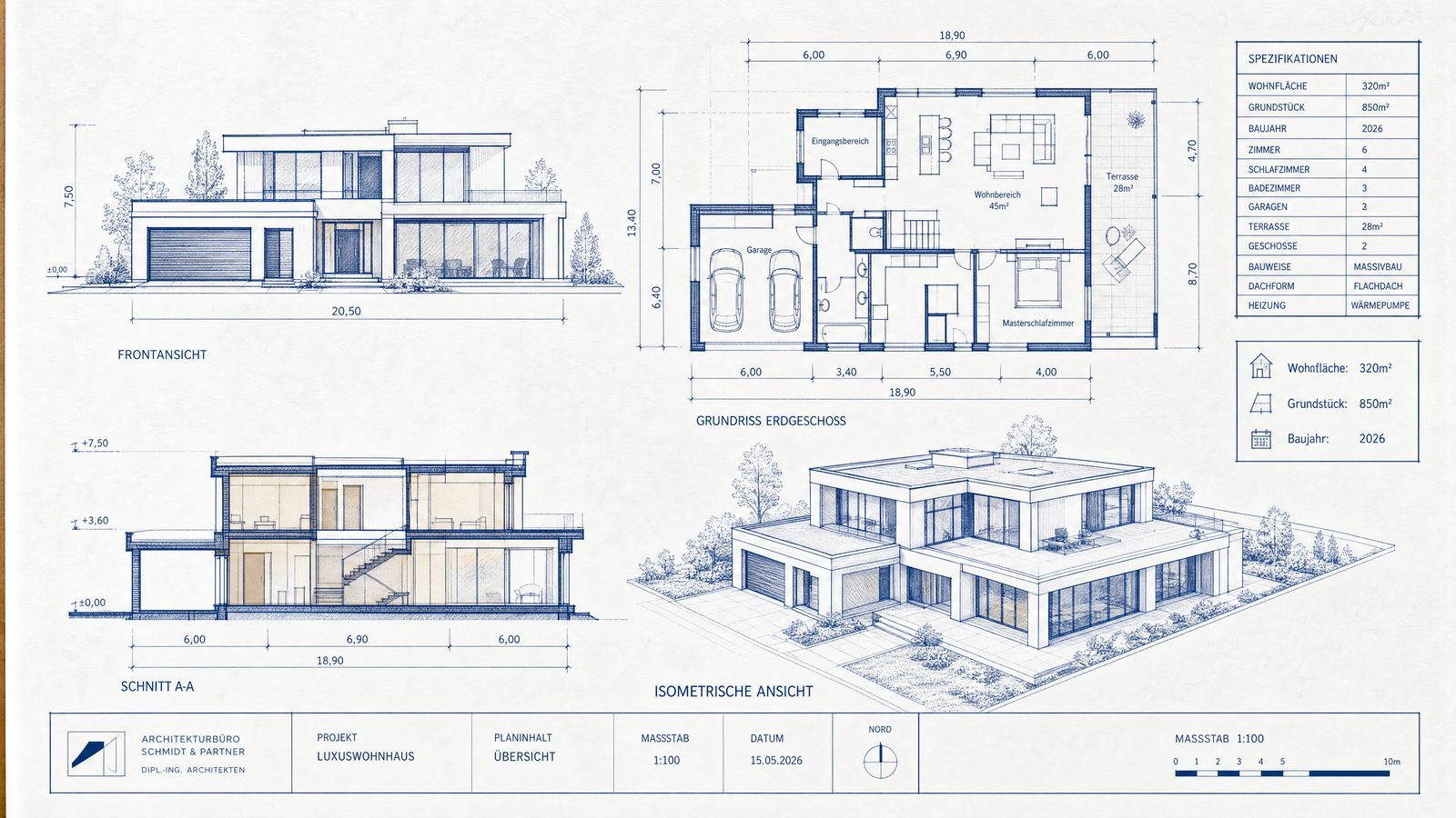 Technischer Blueprint