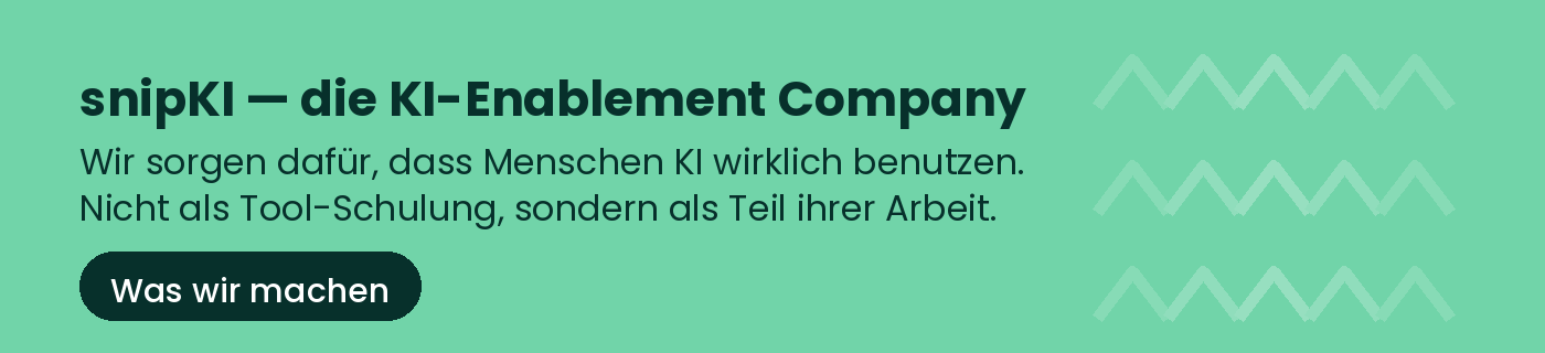 snipKI, die KI-Enablement Company