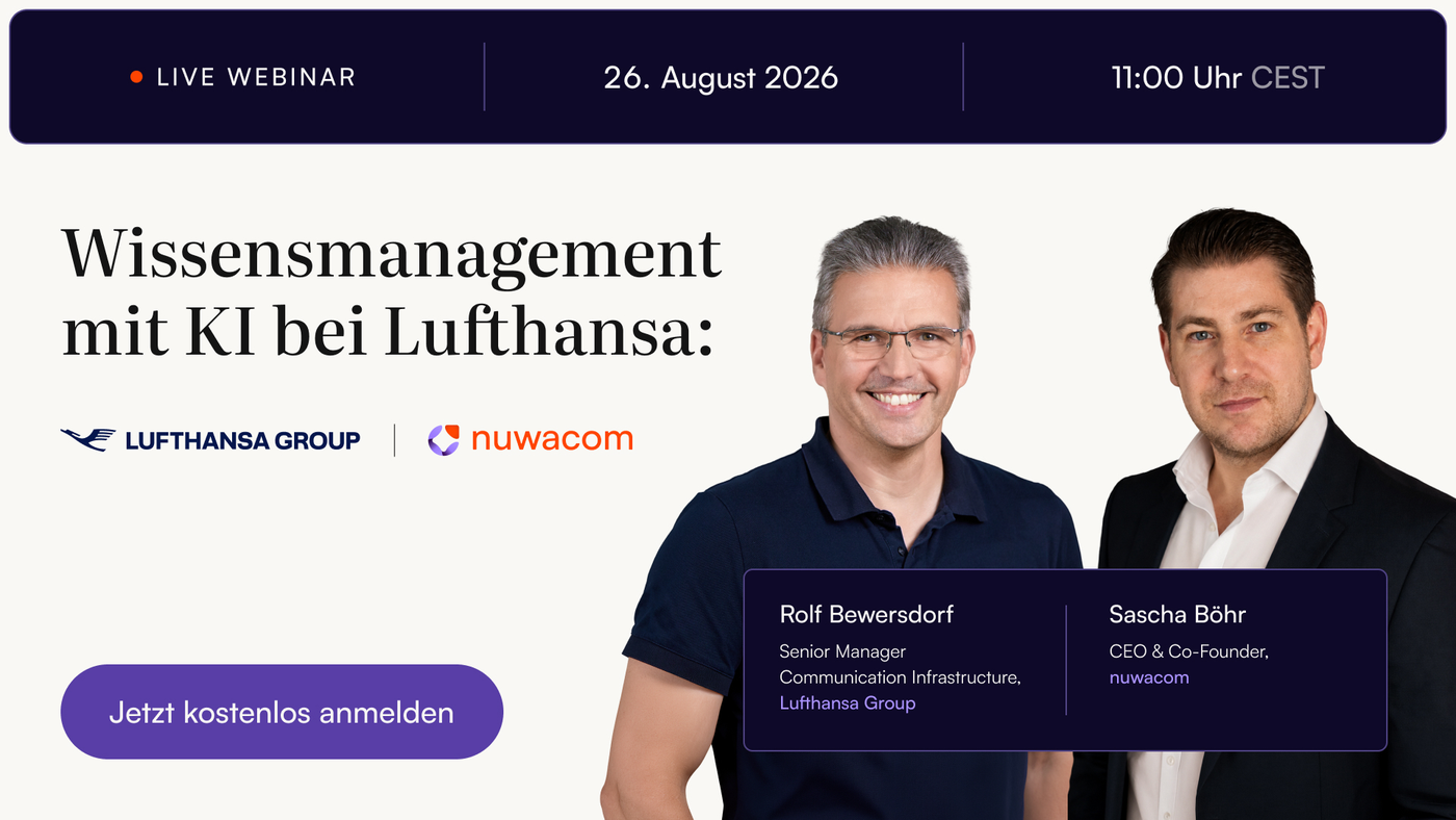 Wissensmanagement mit KI bei der Lufthansa Group