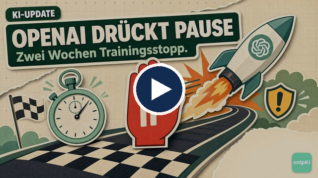 Video ansehen: Diese Woche: OpenAI pausiert, Stripe kauft OpenRouter & Bytedance macht Frieden mit Hollywood