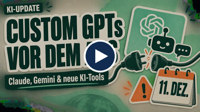 Video ansehen: ChatGPT, Claude & Gemini: Diese KI-Updates solltest du kennen